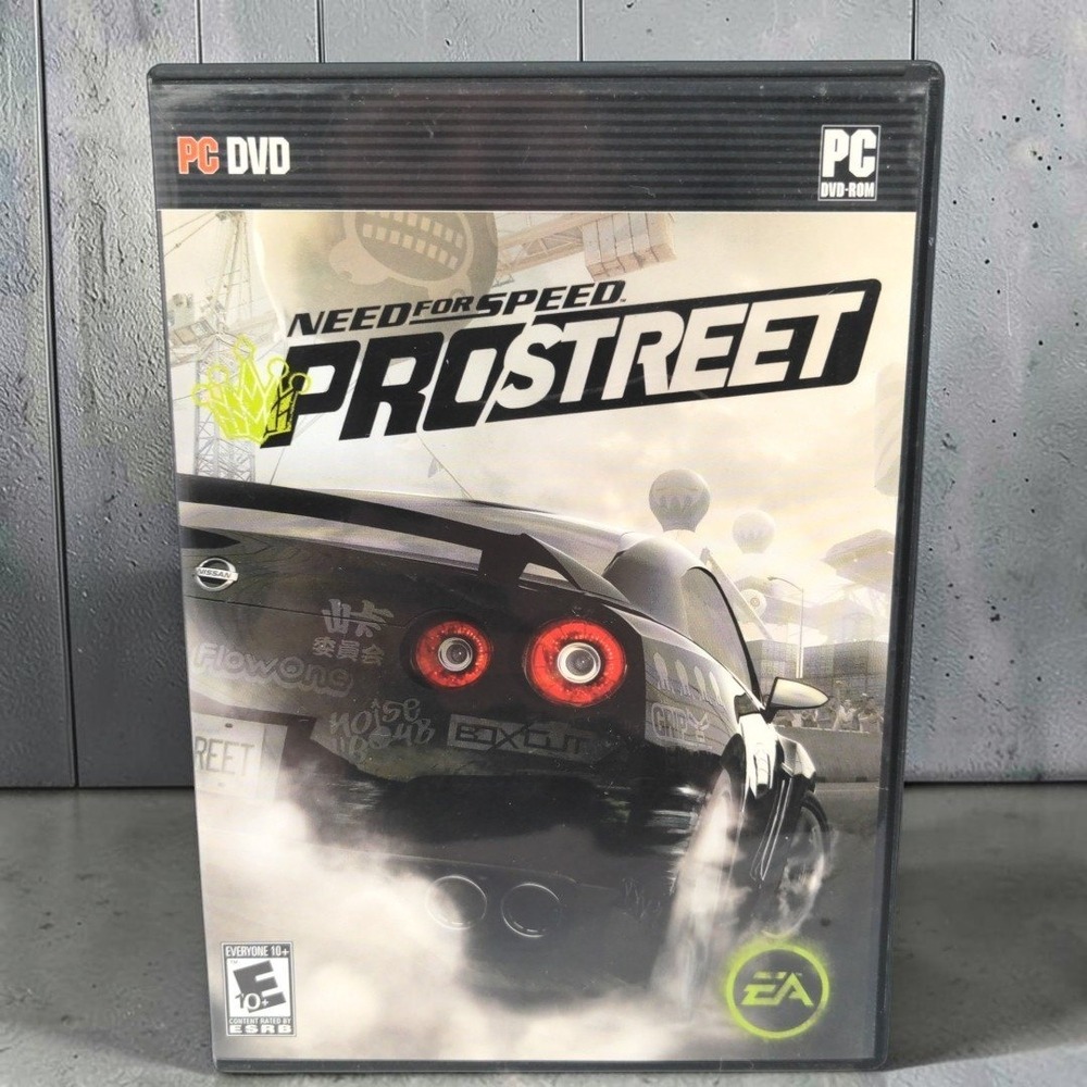 VTG EA Need for Speed ProStreet PC DVD Game Complete CIB Case Manual Disc